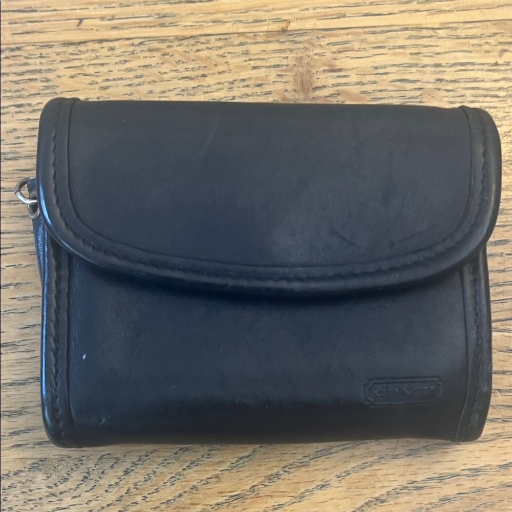 Coach Black Leather Wallet